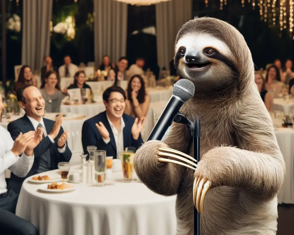 Sloth after-dinner speaker