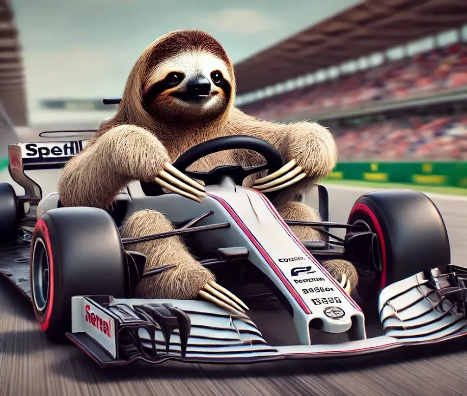 Sloth F1 racer