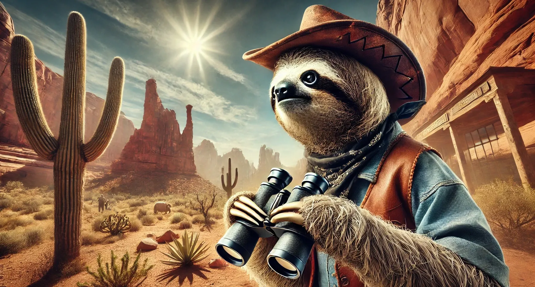 Wild West sloth