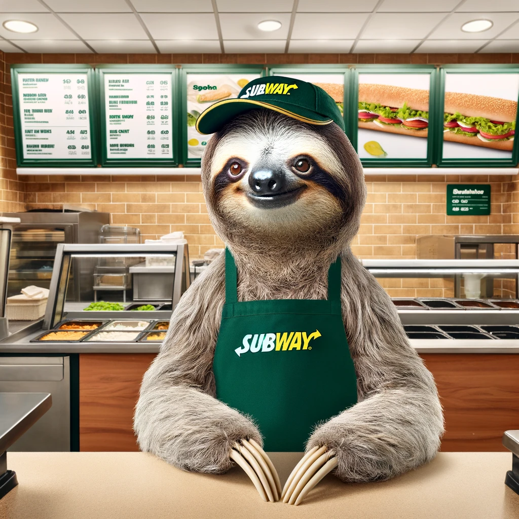 Subway Sloth